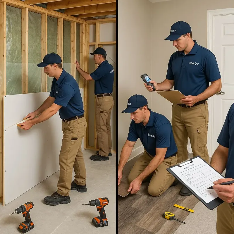 Repairs and Reconstruction process in Milford, DE